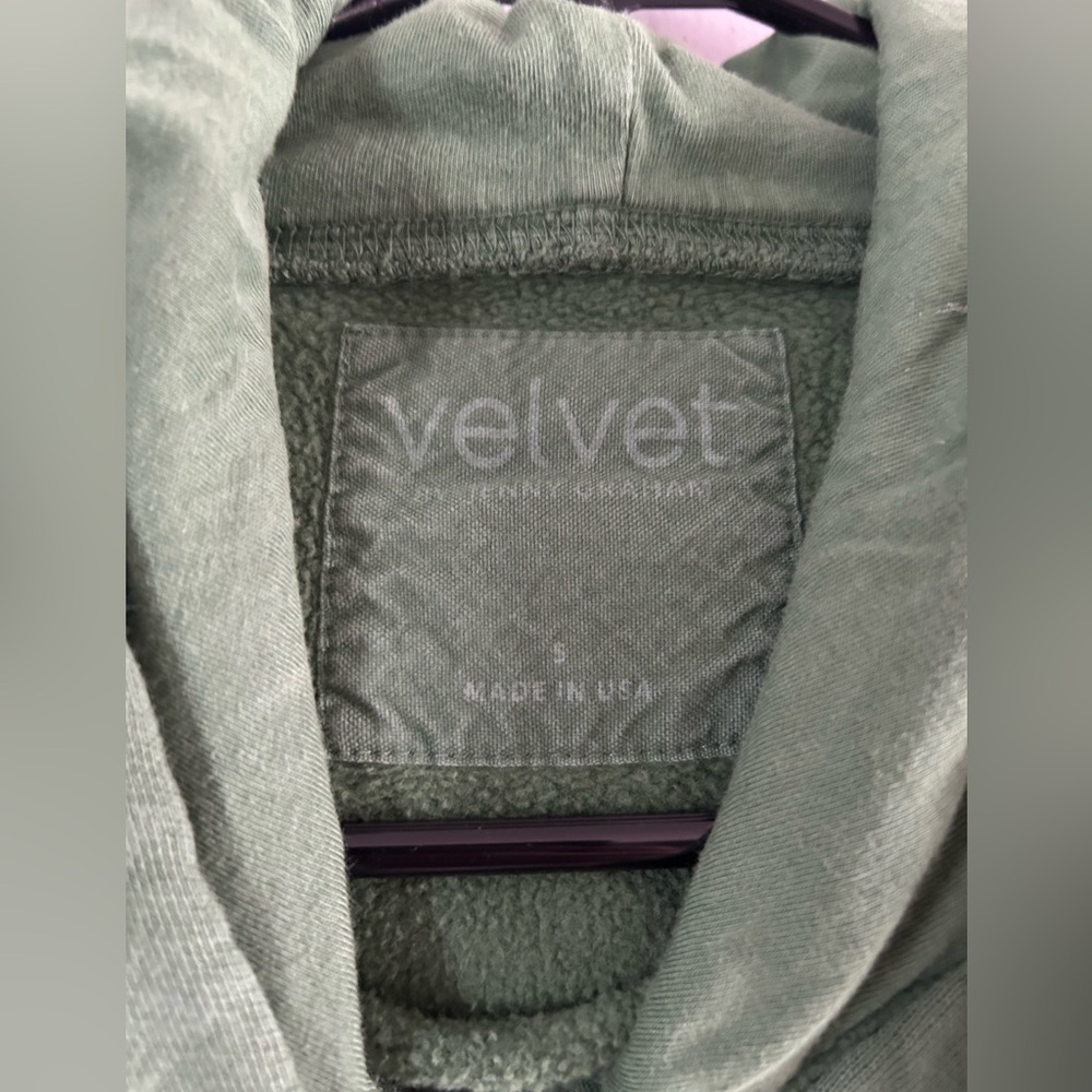 Velvet by Jenny Graham Hooded Cotton Sweatshirt